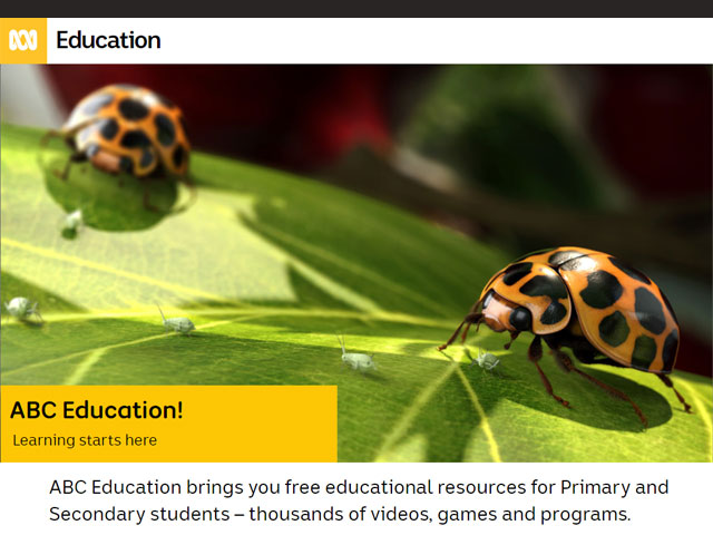 ABC Education brings you free educational resources for Primary and Secondary students – thousands of videos, games and programs.